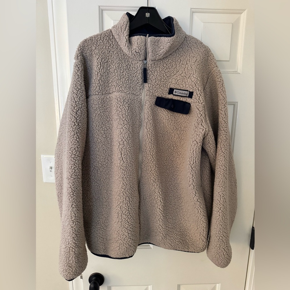 Columbia Mens L Pile Fleece Jacket